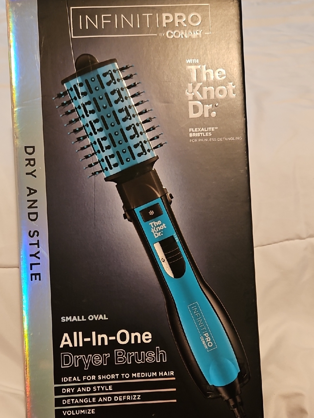 The Knot Dr. All-In-One Dryer Brush - Blue